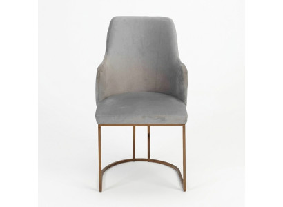 Modern Esszimmerstuhl Küchenstühle Luxus Design Stuhl Lehnstühle Grau Neu