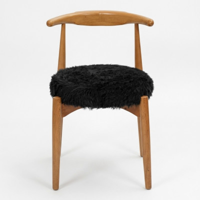Luxus Esszimmer Holz Stuhl Braun Ohne Armlehne Design gepolsterter Stuhl