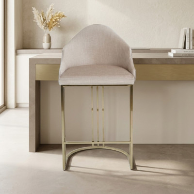 Luxus Esstisch Stuhl Beige Lehnstuhl Möbel Einrichtung Sitzpolster Stühle