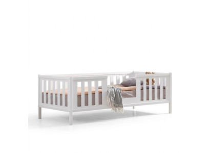 Bettrahmen Kinderbett Bett Kinderzimmer Kinderzimmermöbel Weiß Holz neu