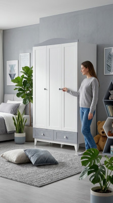 Kleiderschrank Design Luxus Schrank Modern Stil neu Schlafzimmer Möbel