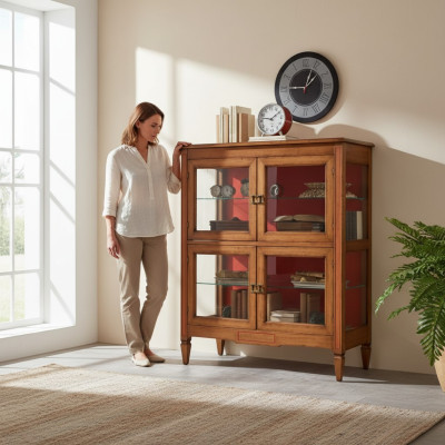 Vitrine Design Klassischer Vitrinen Luxus Wohnzimmer Italienische Möbel