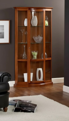 Schränke Holz Vitrine Glas Schrank Vitrine Wohnzimmer Möbel Anrichte
