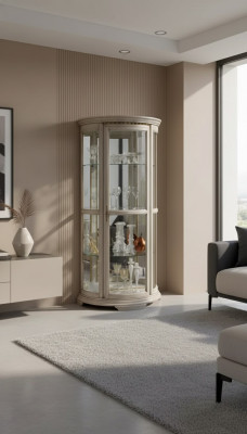 Wohnzimmer Anrichte Glas Schrank Vitrine Wohnzimmer Anrichte Holz Möbel