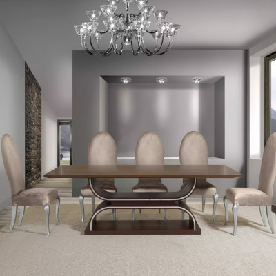 Komplett Set Esstisch 6x Stühle Esszimmer Set Ess Gruppe Holz Tisch 7tlg
