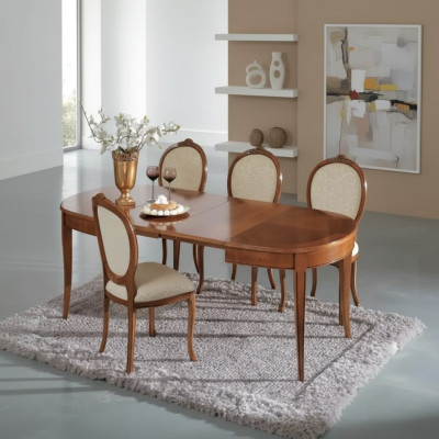 Esstisch 4x Stühle Stuhl Esszimmer Set Essgruppe Tisch Braun Garnitur