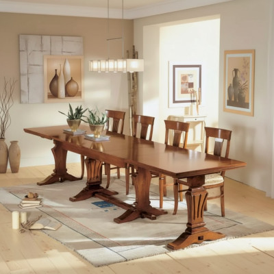 Esstisch Holz Esszimmer Tisch Design Holz Luxus Möbel Klassisch Neu