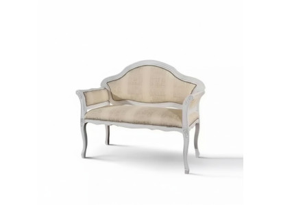 Luxus 2 Sitzer Couch Polster Sofa Textil Stoff Couchen Klassisch Neu