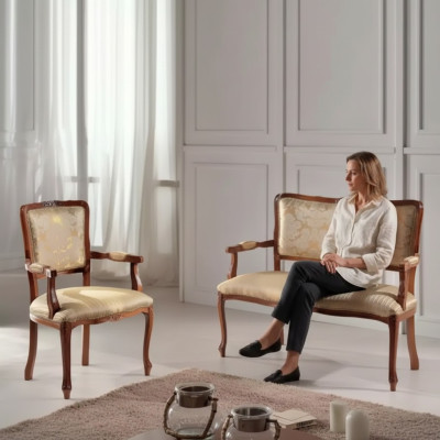 Sofa 2 Sitzer Sessel Couchen Sofa Polster Sitz Garnitur Sitz Bank Set