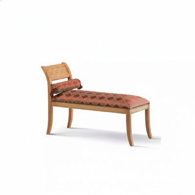 Chaiselongue Klassischer Möbel Wohnzimmer Design Sofa Textil Rot