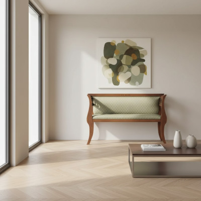 Sitzbank Klassische Designer Sitzmöbel Wohnzimmer Polsterbank Braun