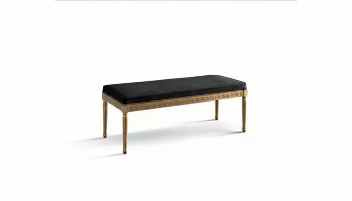 Bank Polsterbank Designer Sitzbank Wohnzimmer Klassischer Möbel Neu