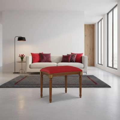 Hocker Designer Hocker Fußhocker Beistellhocker Wohnzimmer Polster Neu