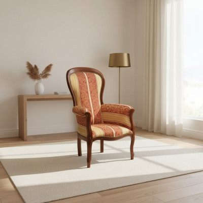 Sessel Einsitzer 1 Sitzer Polster Sitz Textil Stoff Design Klassische
