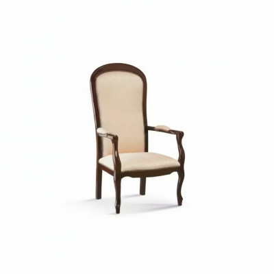 Wohnzimmer Sessel 1 Sitz Couch Polster Luxus Textil Design Holz Möbel