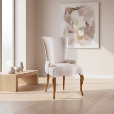 Klassische Stuhl Luxus Holz Lehnstuhl Holzstuhl Design Esszimmerstuhl