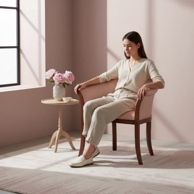 Design Lounge Stühle Esszimer Lehnstuhl Polster Stuhl Sessel Lehn Neu