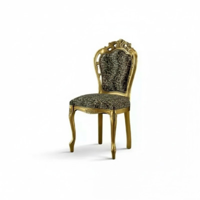 Esszimmerstuhl Luxus Art déco Stühle Design HolzStuhl Italienische Möbel