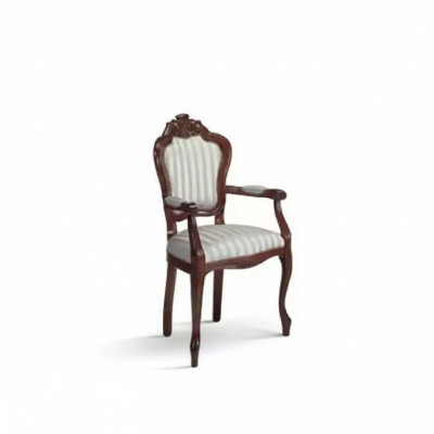 Stuhl Polster Grau Designerstuhl Esszimmer Lehnstuhl Luxus Möbel Neu Artikelzustand: Neu