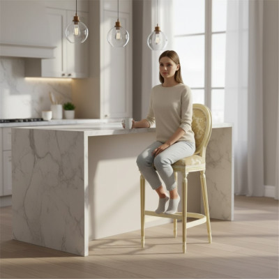 Barhocker Barstuhl Stoff Design Barstühle Bar Hocker Stühle Italien