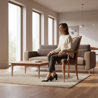 Luxus Neu Sessel Stühl Stühle Esszimmerstuhl Design Polsterstuhl Braun