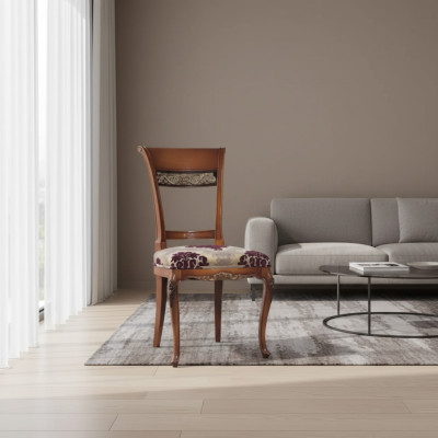 Esszimmerstuhl Luxus Stühle Stuhl Design Lehnstuhl Möbel Holzstuhl Neu