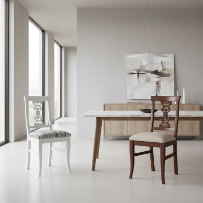Klassische Stuhl Designer Holzstuhl Esszimmerstuhl Luxus Holz Neu Möbel