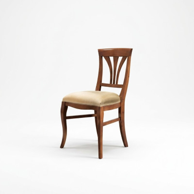 Stuhl Braun Esszimmer Stil Klassischer Stühle Polster Design Luxus Neu