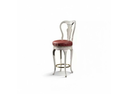 Klassische Weiß Stuhl Designer Barhocker Holzstuhl Luxus Möbel Hocker
