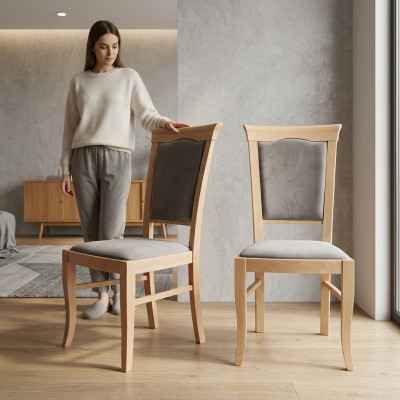 Designer Luxus Klassischer Esszimmer Stuhl Sitz Möbel Lehnstuhl Neu