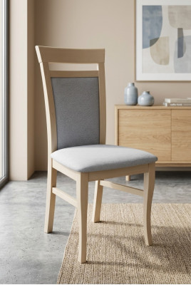 Esszimmer Stuhl ohne Armlehne Klassisch Neu Designer Polster Sitzmöbel