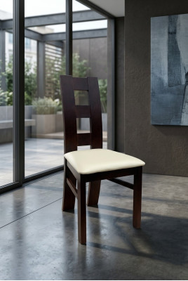 Designer Holzstuhl Esszimmerstuhl Luxus Holz Möbel Klassische Stuhl