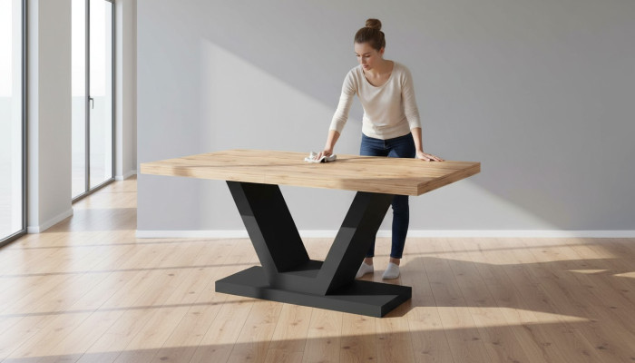Esstisch Tisch Luxus Esszimmer Wohnzimmer Holz Design Tische Neu 160cm