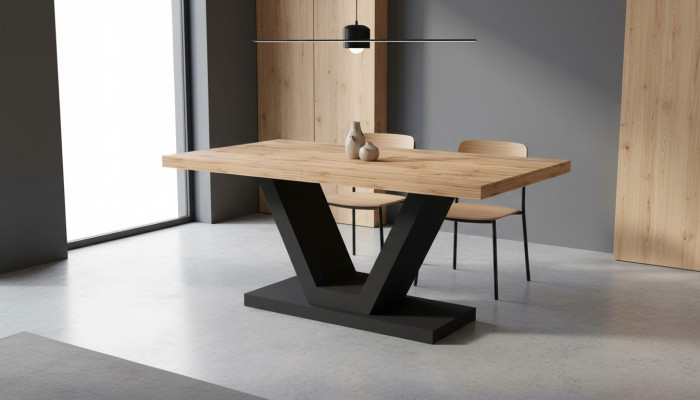 Esstisch Tisch Luxus Esszimmer Wohnzimmer Holz Design Tische Neu 160cm