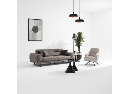Luxus Sofa Set 2tlg Sessel Luxus Sofa Couch Dreisitzer Wohnzimmer Einrichtung