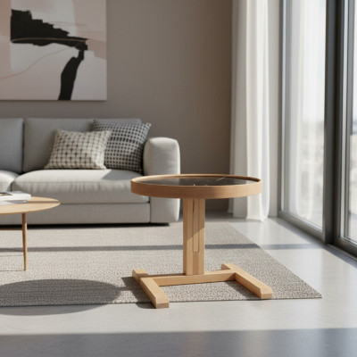 Couchtisch Rund Wohnzimmer Beistelltisch Designer Einrichtung Neu Möbel