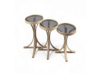 Wohnzimmer Set 3tlg Komplett 3x Couchtische Luxus Kaffeetisch Einrichtung