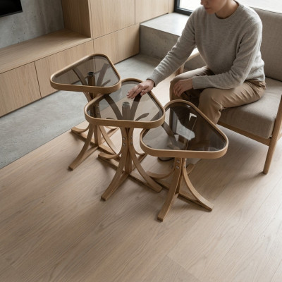 Luxus Komplett 3x Couchtische Luxus Wohnzimmer Kaffeetisch Einrichtung