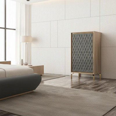 Neu Luxus Kommode Schlafzimmer Modern Design Schrank Holz Möbel