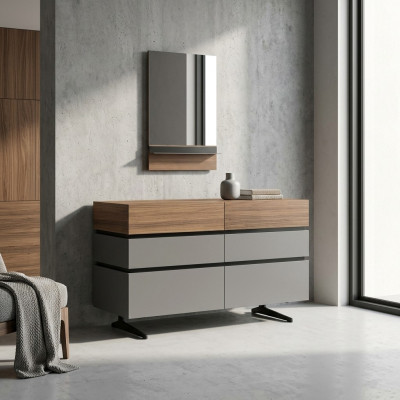 Modern Möbel Schlafzimmer Luxus Kommode Kommode mit Spiegel Design