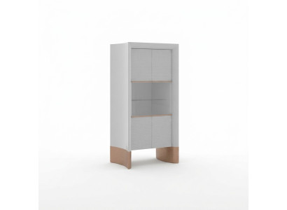 Luxus Möbel Vitrine Design Holzschrank Esszimmer Vitrinen Glas Neu