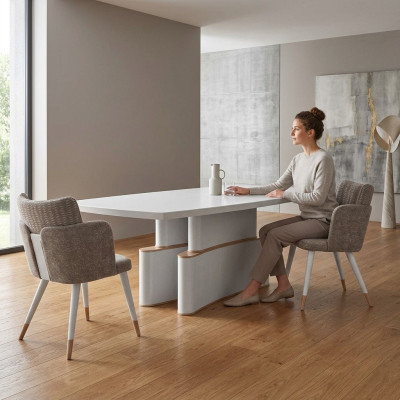 Esszimmer Design Esstisch Modern Möbel Weiß Tisch Neu Luxus Tische 240x110