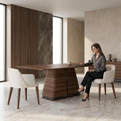 Esszimmer Möbel Luxus Esstisch Modern Design Holz Tisch Neu Einrichtung
