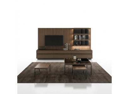 Holzmöbel Wohnzimmer Luxus Wohnwand Modern Design Einrichtung Neu