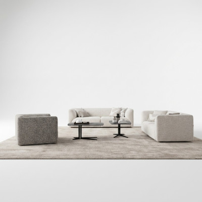 Luxus Sofa Set 3tlg Sessel 2x Sofa Couch Dreisitzer Wohnzimmer Einrichtung