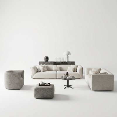 Polstermöbel Wohnzimmer Viersitzer Sofa Couch Dreisitzer Einrichtung Sessel Neu