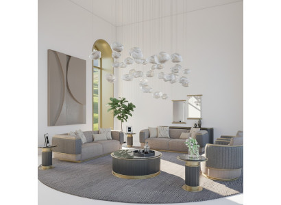 Sofagarnitur 4tlg Polstersofa Wohnzimmer Dreisitzer Sofa Design Modern Sessel