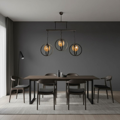 Deckenlampe Luster Glass schick ins Haus für das Wohnzimmer stil