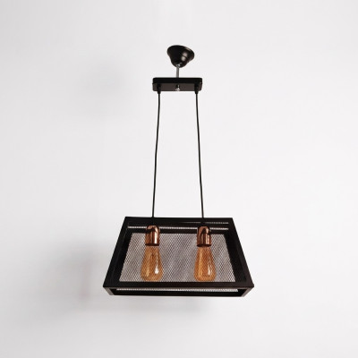 Deckenlampe Wohn Leuchte Schlafzimmer schwarz schicke Lampe Deckenleuchte