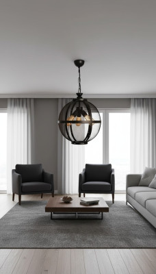 Deckenlampe Luxus Black 40x70 Wohnzimmer moderner Pendelleuchte Deckenleuchte